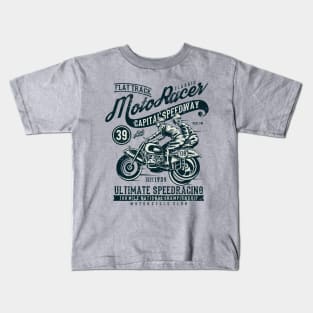 Flat Track Moto Racer Ultimate Speedracing Kids T-Shirt